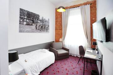 Фото номера Одноместный номер Отель Koszary Arche Hotel г. Гура-Кальвария 12